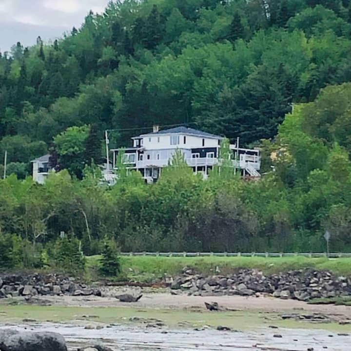 Suite 2 Fleche Du Fjord Vue Saguenay Mont Valin Saint-Fulgence 외부 사진